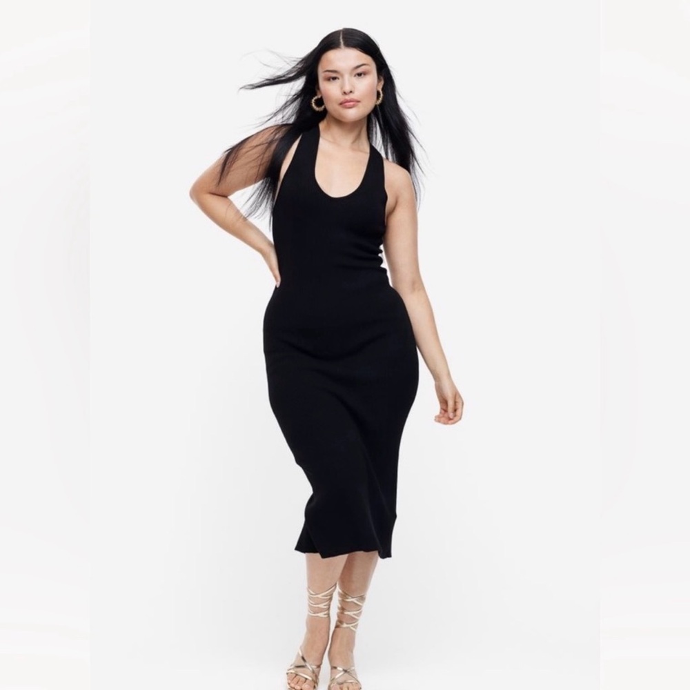 Elegant Black Sleeveless Dress